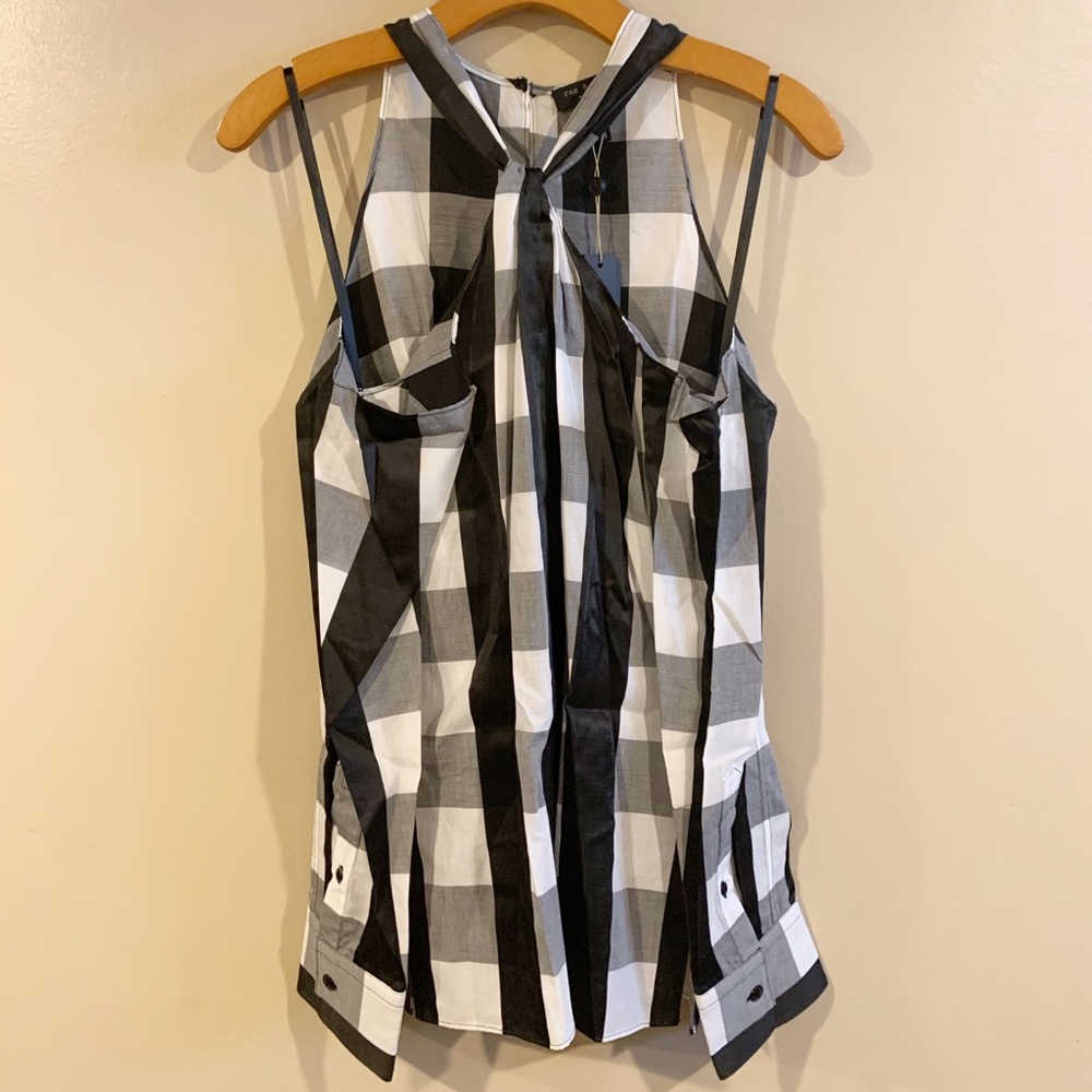 rag & bone Twisted Cold Shoulder Top